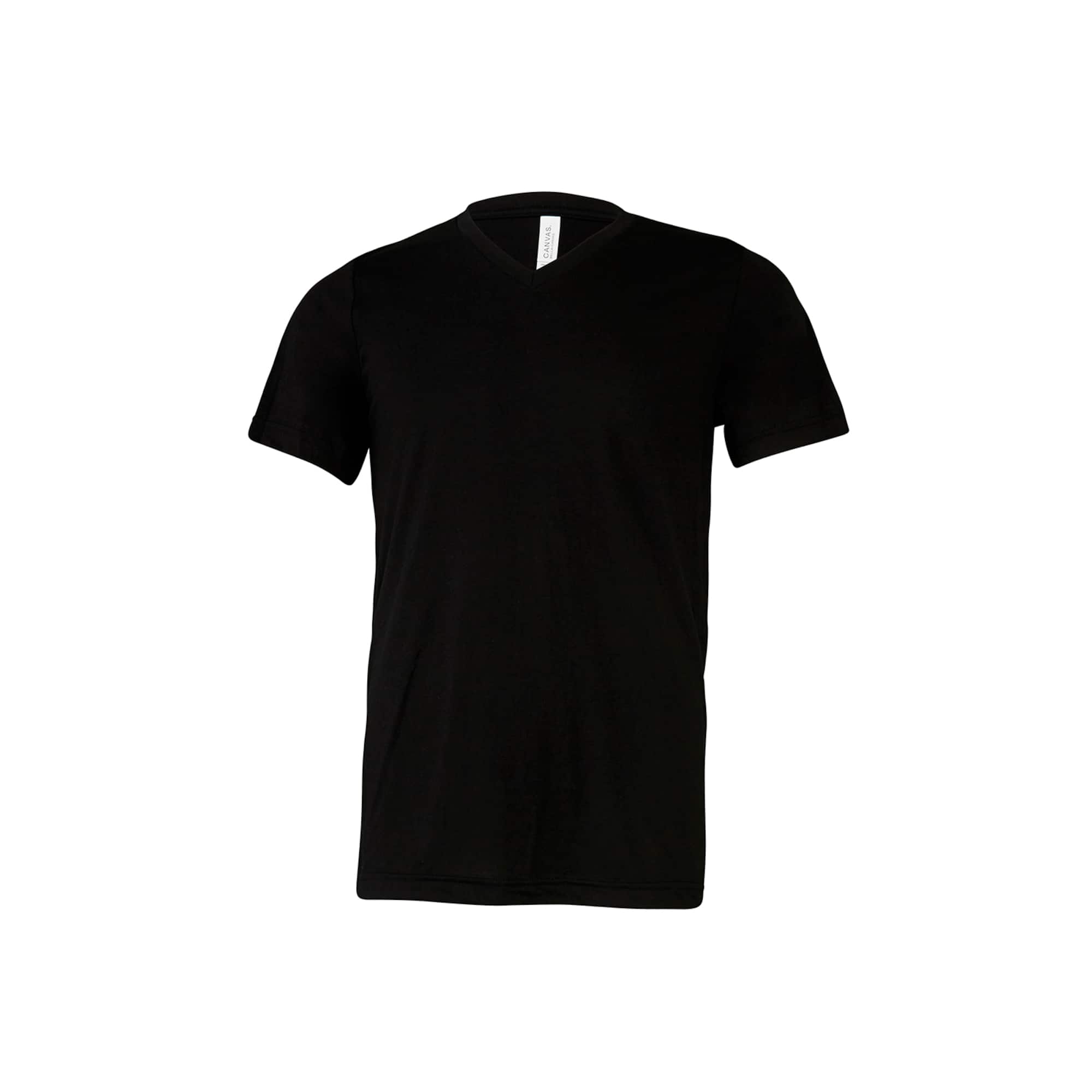 6 Pack: BELLA+CANVAS® Short Sleeve V-Neck Adult Unisex Cotton Jersey T-Shirt